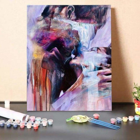 Paint by Numbers Kit-Hug and Kiss