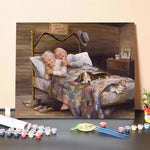 Paint by Numbers Kit-Hug to sleep