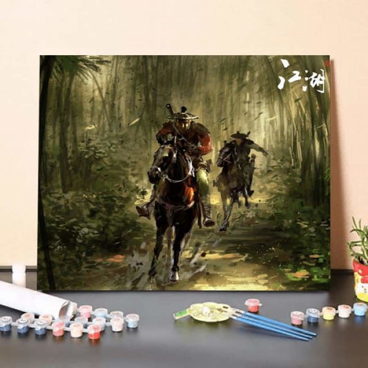 Paint by Numbers Kit-Hurry up