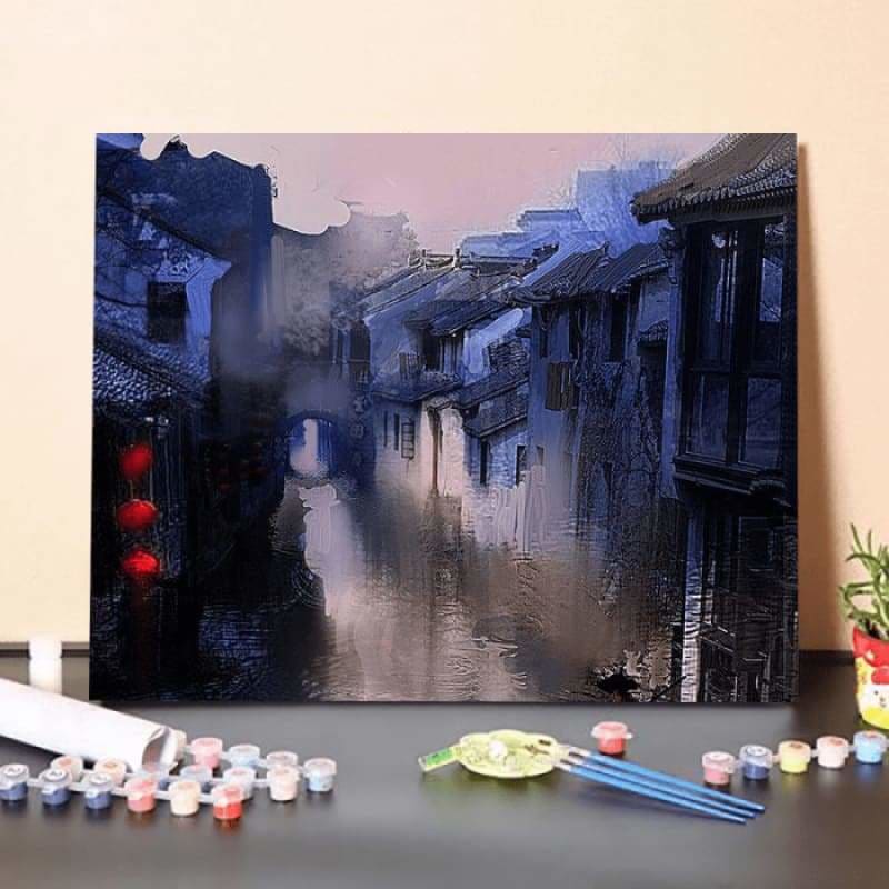 Paint by Numbers Kit-Land of water