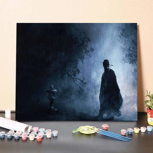 Paint by Numbers Kit-Sad scholar