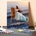 Paint By Numbers Kit-Seaside Artist