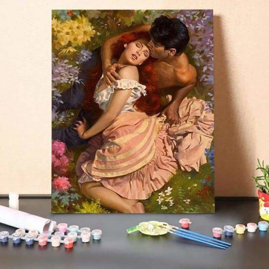 Paint by Numbers Kit-Secret Meeting