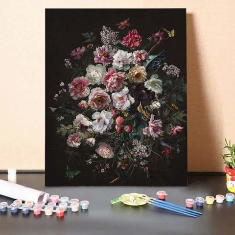 Paint by Numbers Kit-Some Kind Of Flower Language