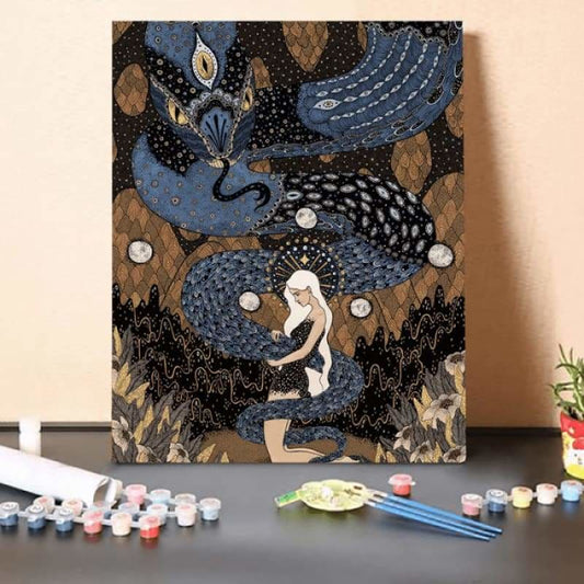 Paint by Numbers Kit-The birth of Nu Wa