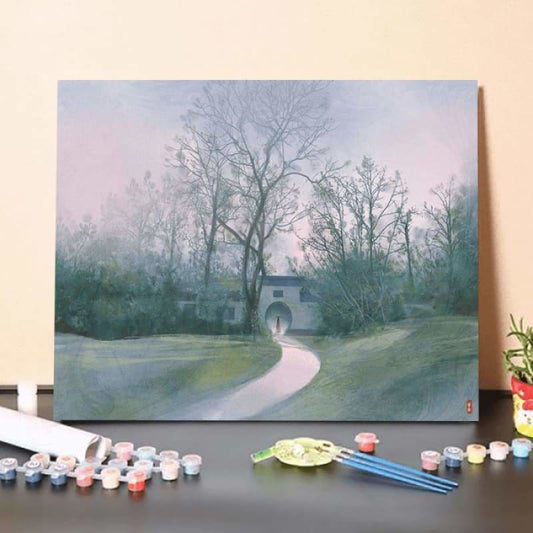 Paint by Numbers Kit-The way to the yard