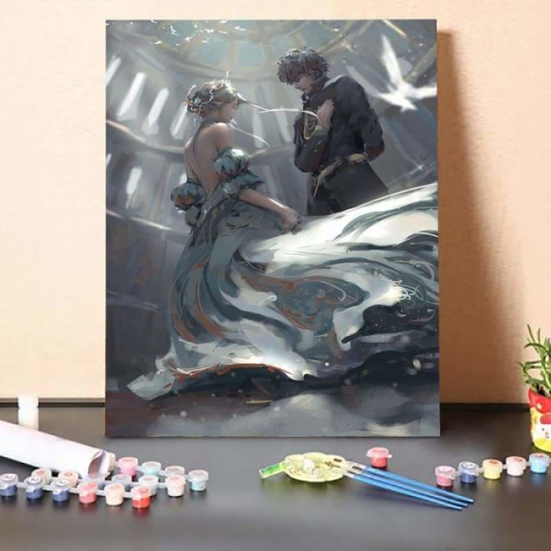 Paint by Numbers Kit-The Wedding