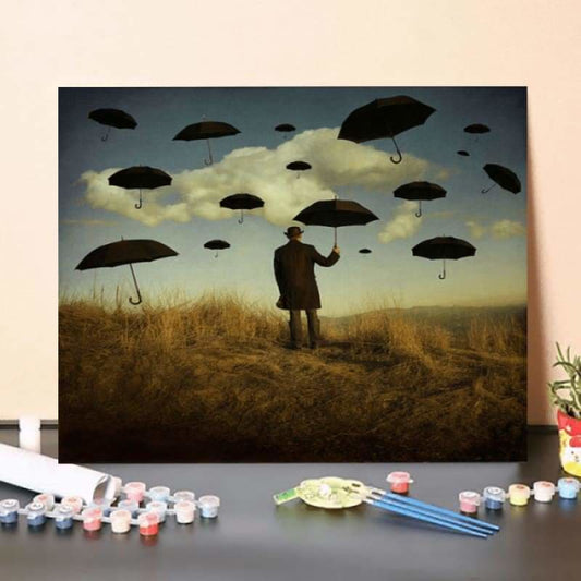 Paint by Numbers Kit-Thinking