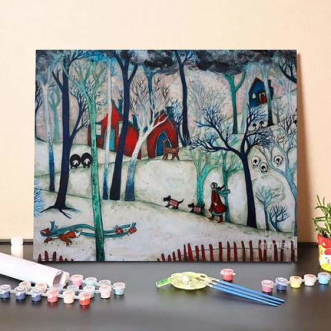 Paint By Numbers Kit Winter