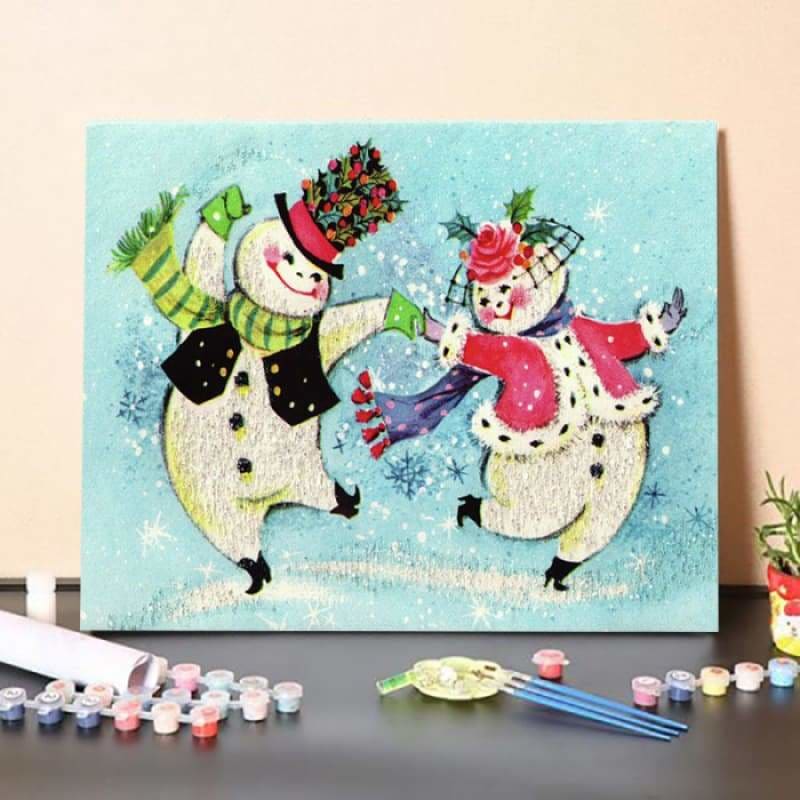 Paint By Numbers Kit-Xmas Card