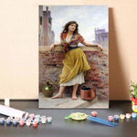 Paint By Numbers Kit-Young Woman On The Street