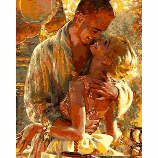 Portrait Lover Diy Paint By Numbers Kits ZXQ673-21 - NEEDLEWORK KITS