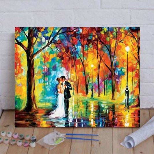 Rainy Wedding Paint By Numbers Kit