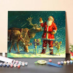 Santas and Elves – DIY Paint by Number Kits