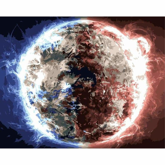 Space Diy Paint By Numbers Kits WM-1532 - NEEDLEWORK KITS