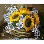 Sunflower Diy Paint By Numbers Kits ZXQ2947 - NEEDLEWORK KITS