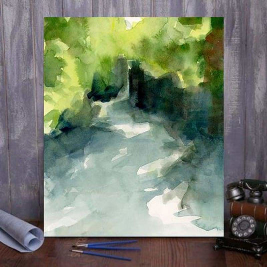 Sunlight and Foliage Conservatory Garden Central Park Paint