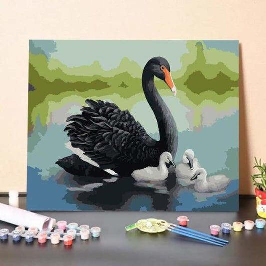 Swan & Cygnets