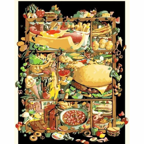 Tableware Paint By Numbers Kits WM-1424 - NEEDLEWORK KITS