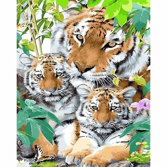 Tiger Diy Paint By Numbers Kits VM95729 - NEEDLEWORK KITS