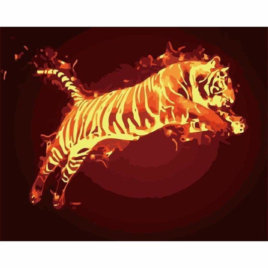 Tiger Diy Paint By Numbers Kits WM-1402 - NEEDLEWORK KITS