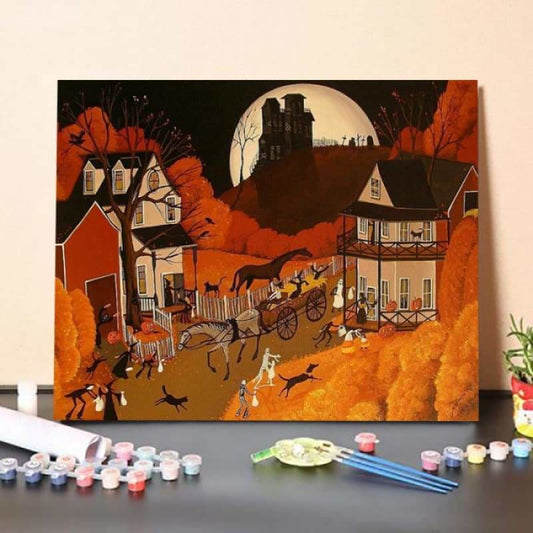 Trick Or Treat-Village and Safflower