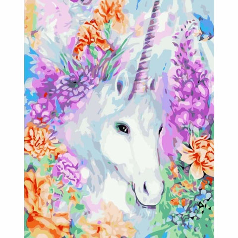 Unicorn Diy Paint By Numbers Kits WM-727 - NEEDLEWORK KITS