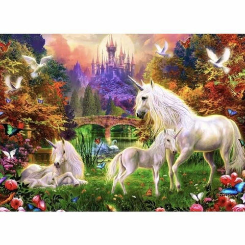 Unicorn Diy Painti By Numbers Kits VM55320 - NEEDLEWORK KITS