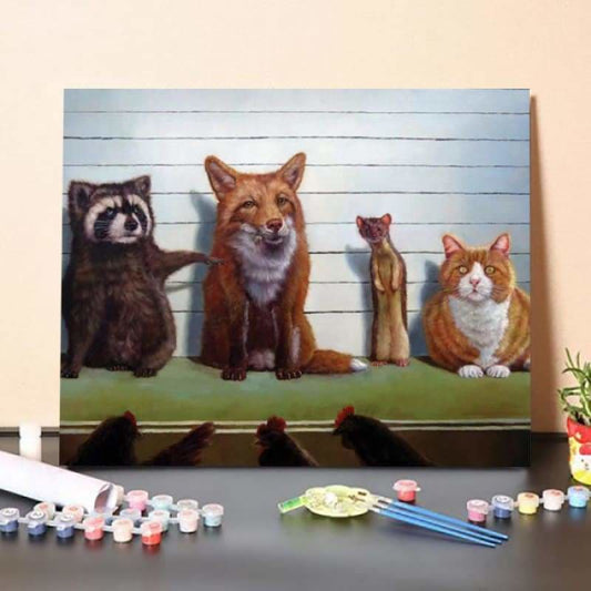 Usual Suspects – Paint By Numbers Kit