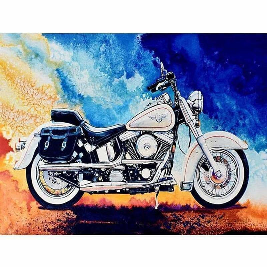 Vehicle Motorbike Diy Paint By Numbers Kits VM00220 - NEEDLEWORK KITS