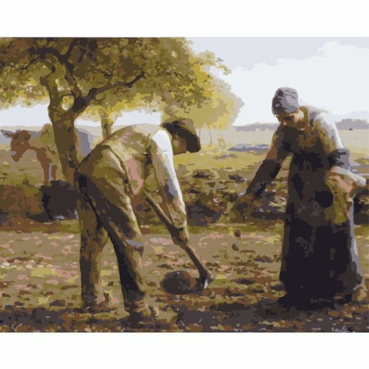 Vintage Diy Paint By Numbers Kits WM-1582 - NEEDLEWORK KITS