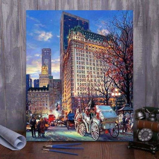 Vintage New York Paint By Numbers Kit