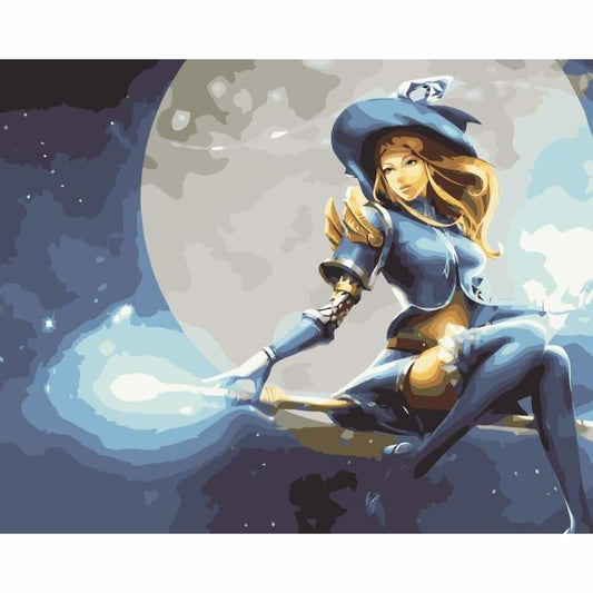 Witch Diy Paint By Numbers Kits YM-4050-286 - NEEDLEWORK KITS