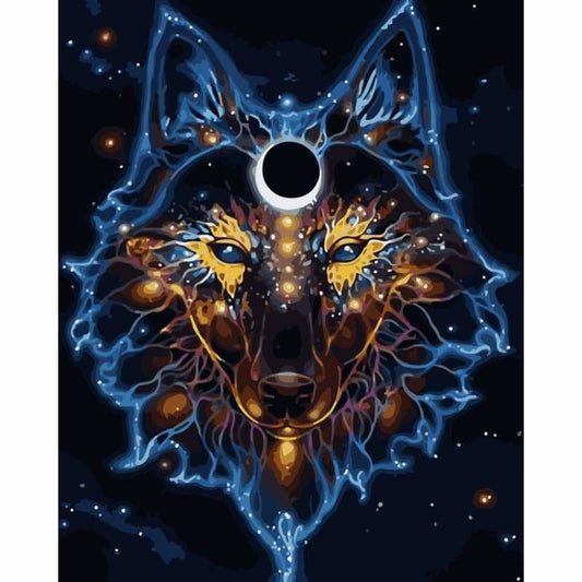 Wolf Diy Paint By Numbers Kits WM-675 - NEEDLEWORK KITS