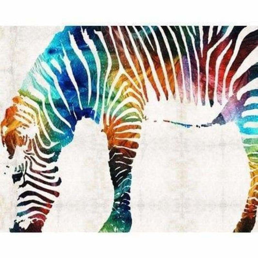 Zebra Diy Paint By Numbers Kits VM95984 - NEEDLEWORK KITS